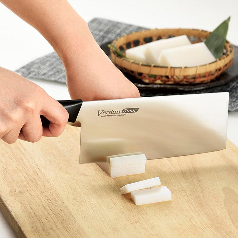 Dao chặt xương Nhật Bản thép Molybdenum cao cấp lưỡi 18cm thương hiệu SHIMOMURA KOGYO