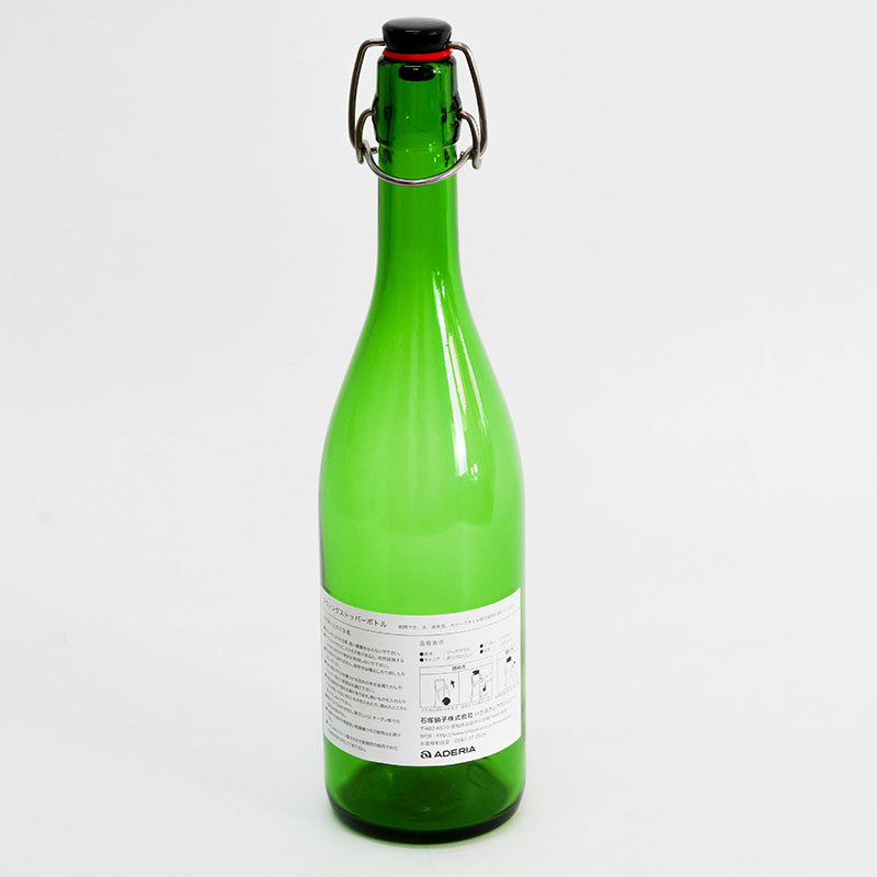 Chai thủy tinh Nhật Bản nắp cài đậy chặt Aderia 720ml thương hiệu ADERIA