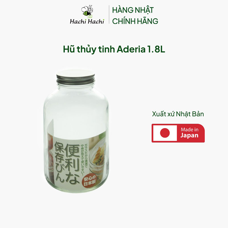 Hũ thủy tinh Aderia 1.8L  thương hiệu ADERIA