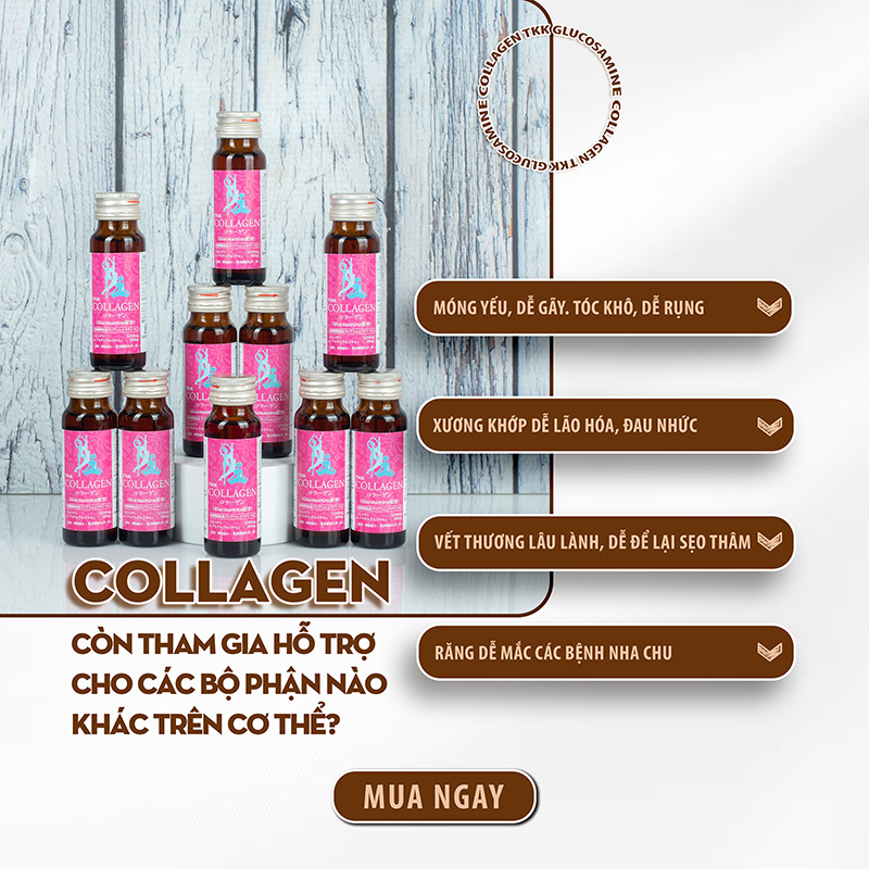 TPBS: Nước uống Collagen Nhật Bản TKK 50mlx10 chai thương hiệu 
