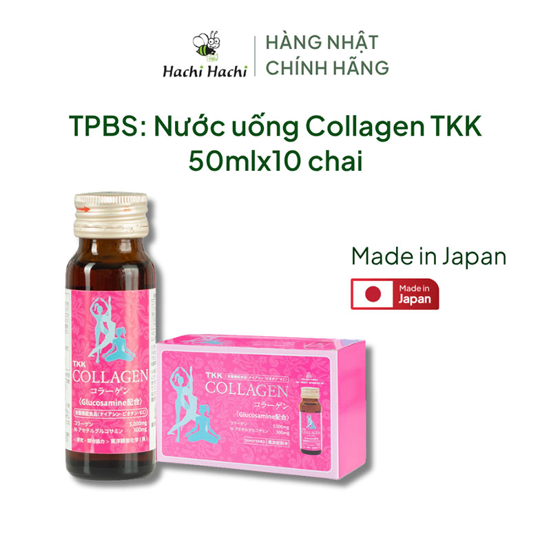 TPBS: Nước uống Collagen Nhật Bản TKK 50mlx10 chai thương hiệu 