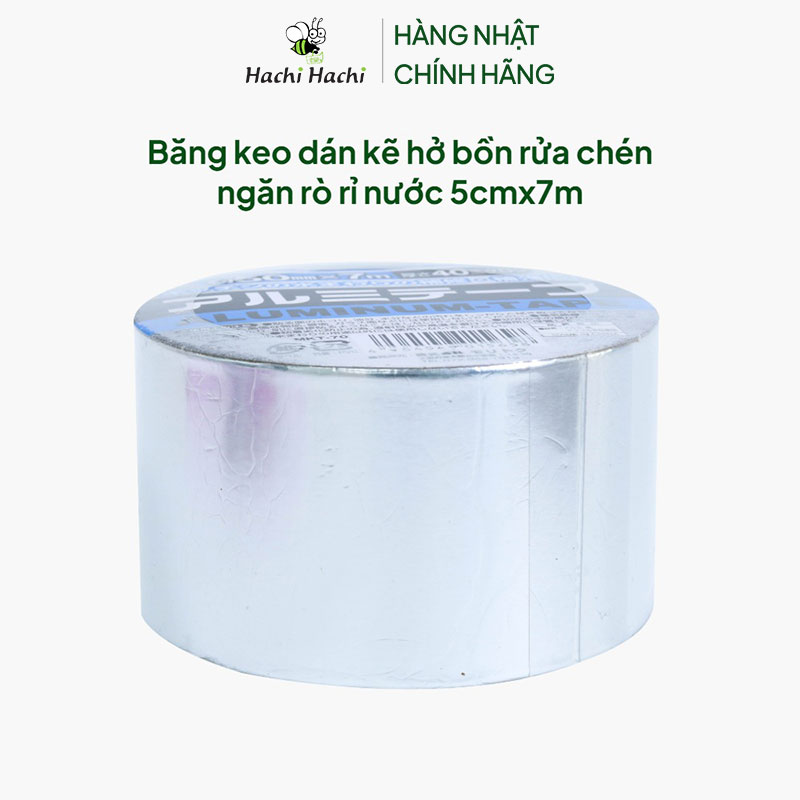 Băng keo dán kẽ hở bồn rửa chén ngăn rò rỉ nước 5cmx7m thương hiệu MORITOKU