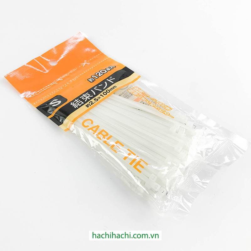 Dây rút 10cm 120 cái thương hiệu MORITOKU