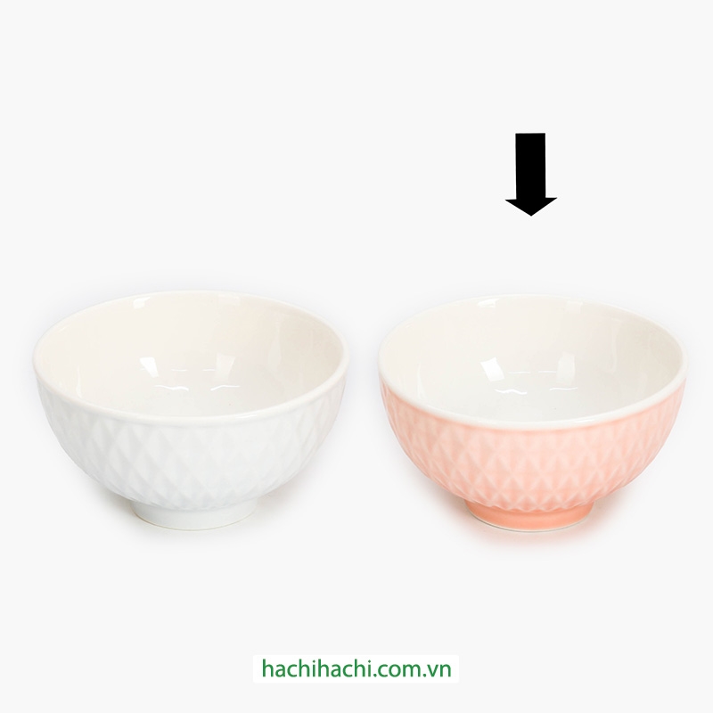 Chén sứ 11.4cm (Hồng)  thương hiệu 