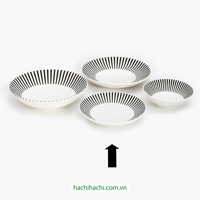 Đĩa sứ 14cm  thương hiệu 