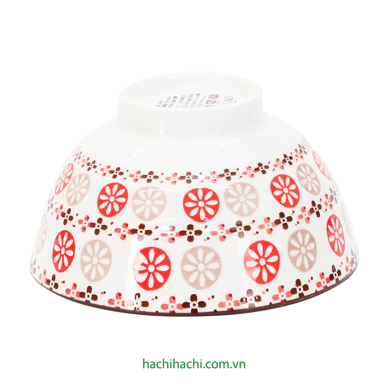 Chén bát sứ, chén bát ăn cơm 11.6cm (Đỏ), dùng được lò vi sóng thương hiệu 