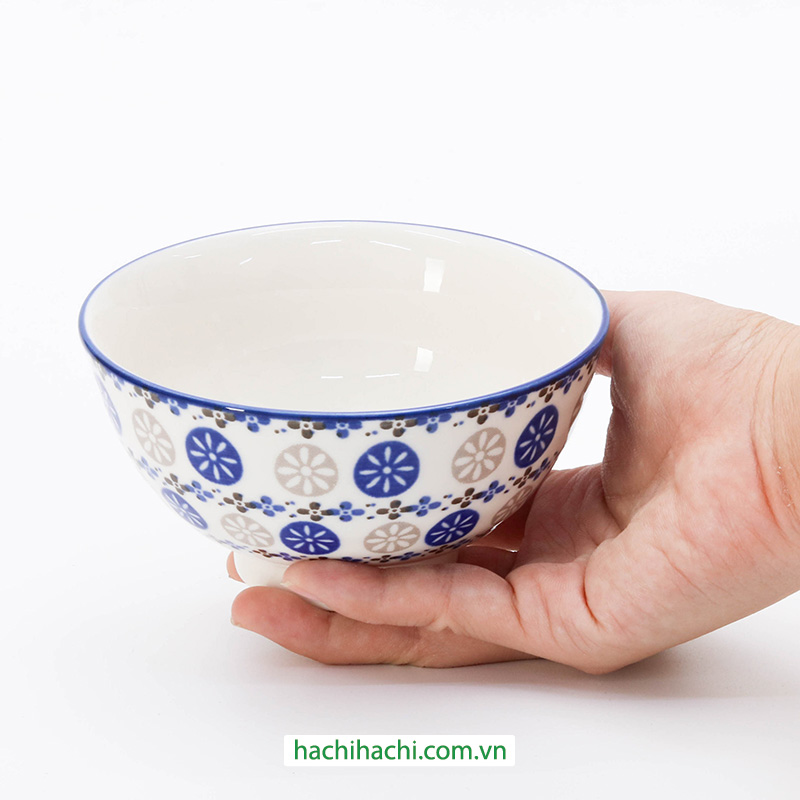 Chén bát sứ, chén bát ăn cơm 11.6cm (Xanh), dùng được lò vi sóng thương hiệu 