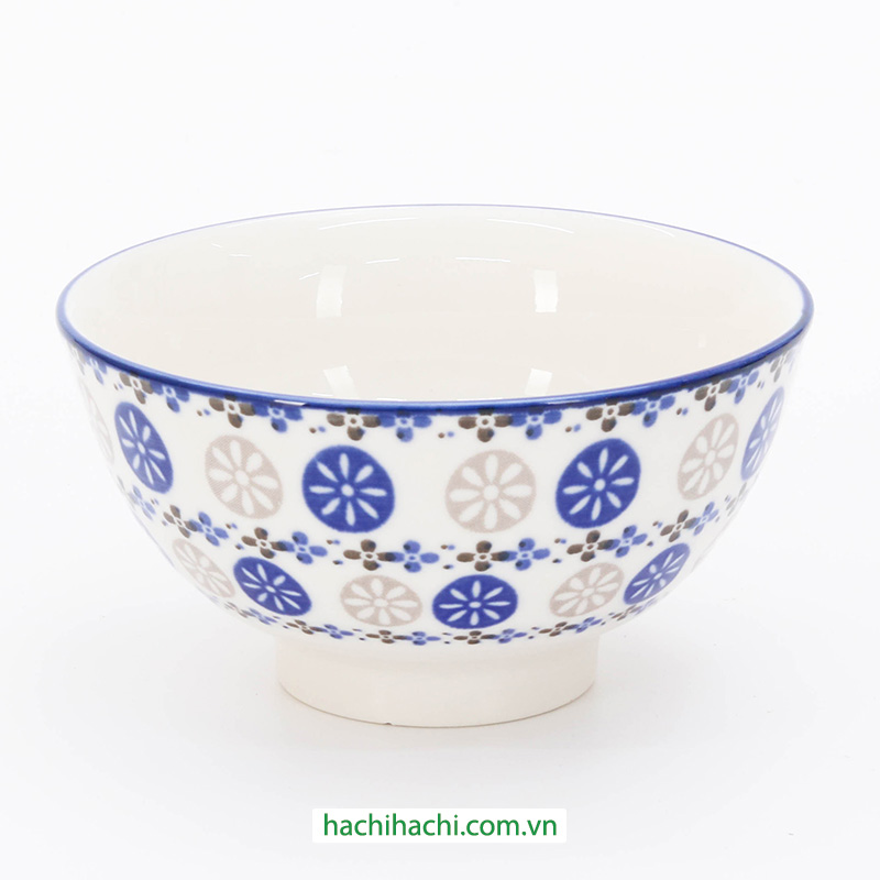 Chén bát sứ, chén bát ăn cơm 11.6cm (Xanh), dùng được lò vi sóng