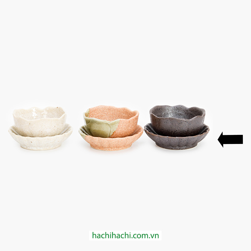 Đĩa sứ Nhật Bản 7.5cm, đĩa gốm sứ nông lòng, cạn lòng, dùng được lò vi sóng (Nhiều mẫu)-Giao mẫu ngẫu nhiên thương hiệu 