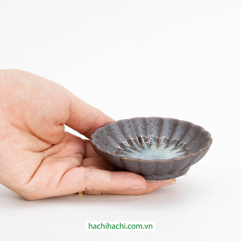 Đĩa sứ Nhật Bản 7.5cm, đĩa gốm sứ nông lòng, cạn lòng, dùng được lò vi sóng (Nhiều mẫu)-Giao mẫu ngẫu nhiên thương hiệu 