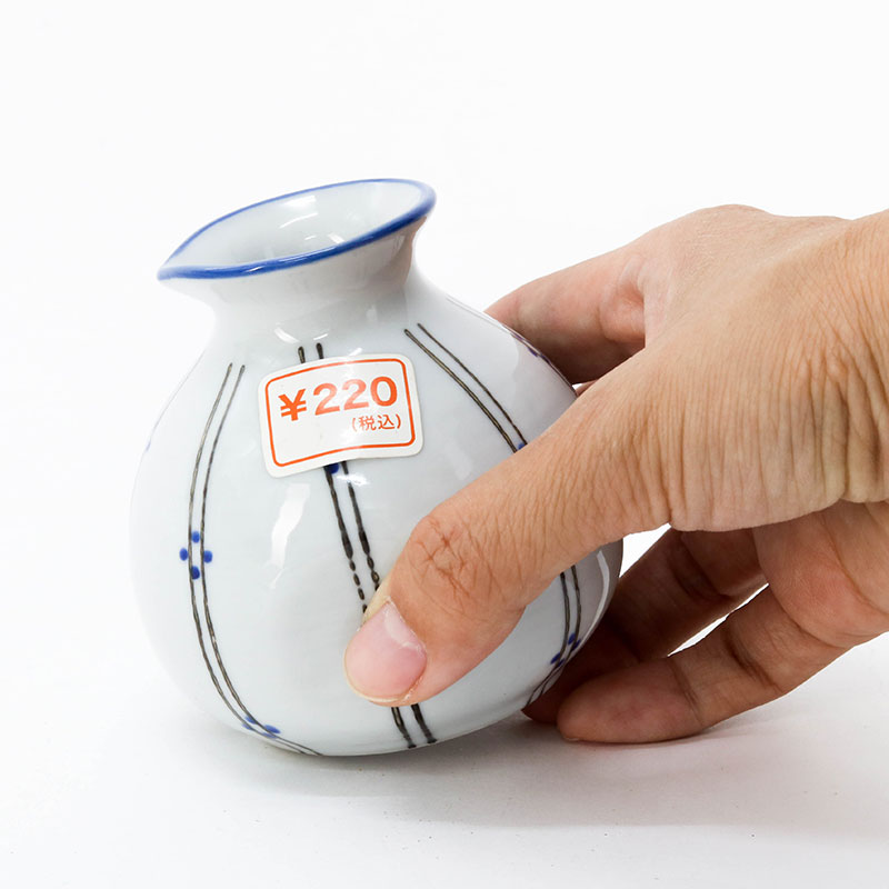 Bình sứ đựng rượu, bình rượu sake 200ml (Tokusa) thương hiệu 