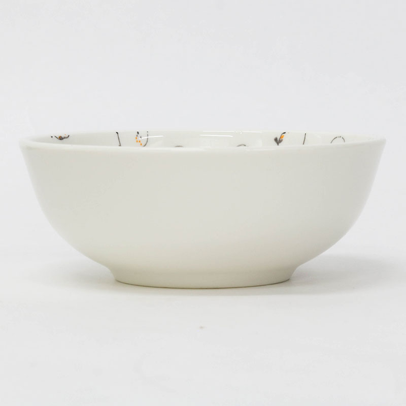 Chén bát sứ, chén bát ăn cơm 11cm (Chim Shimaenaga), dùng được lò vi sóng thương hiệu YAMAGIN