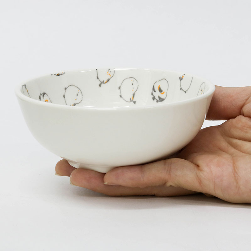 Chén bát sứ, chén bát ăn cơm 11cm (Chim Shimaenaga), dùng được lò vi sóng thương hiệu YAMAGIN
