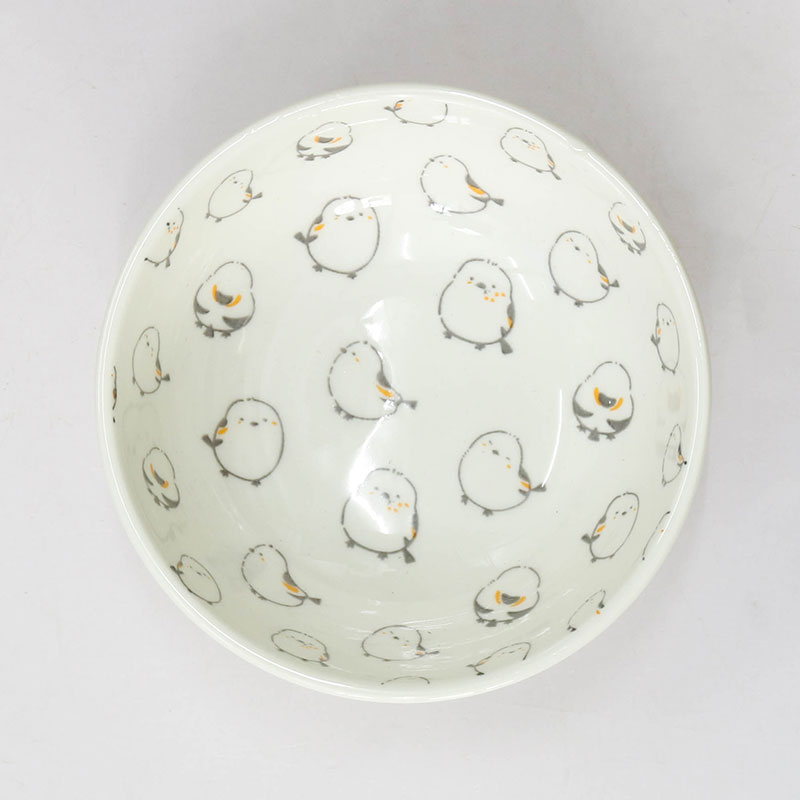 Chén bát sứ, chén bát ăn cơm 11cm (Chim Shimaenaga), dùng được lò vi sóng thương hiệu YAMAGIN