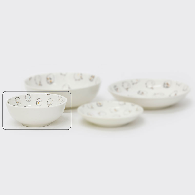 Chén bát sứ, chén bát ăn cơm 11cm (Chim Shimaenaga), dùng được lò vi sóng thương hiệu YAMAGIN