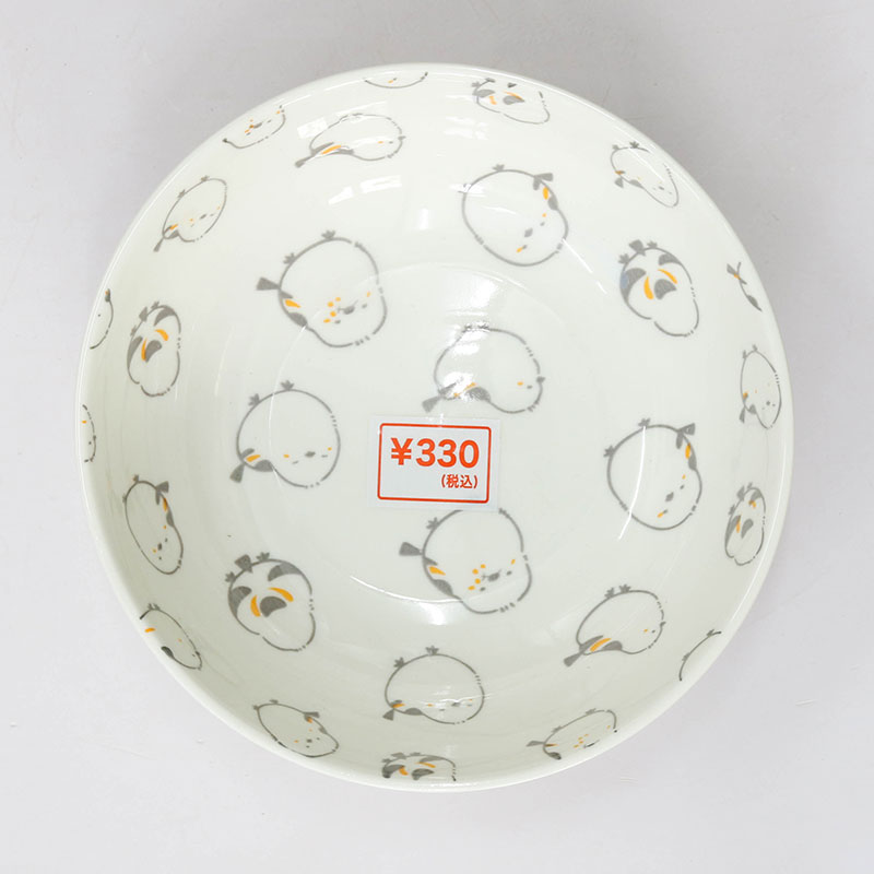 Tô sứ, tô đại, bát ô tô, bát tô canh 16cm (Chim Shimaenaga), dùng được lò vi sóng thương hiệu YAMAGIN