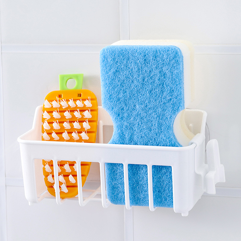 Giá để mút rửa chén 18.7x7.5cm có móc hít tường, móc úp chai thương hiệu YAMADA