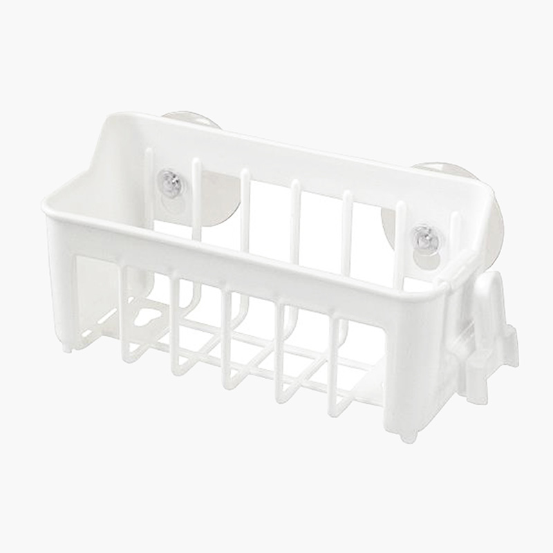 Giá để mút rửa chén 18.7x7.5cm có móc hít tường, móc úp chai