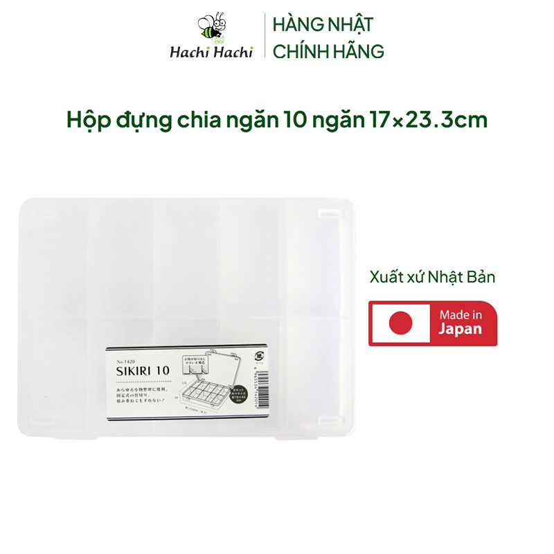 Hộp đựng chia ngăn 10 ngăn 17x23.3cm thương hiệu YAMADA