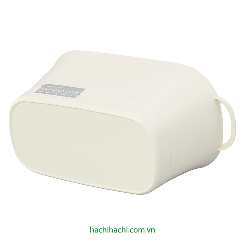 Chậu cây cấp nước nhanh chóng 21.5x10.7cm (Màu kem) thương hiệu YAMADA