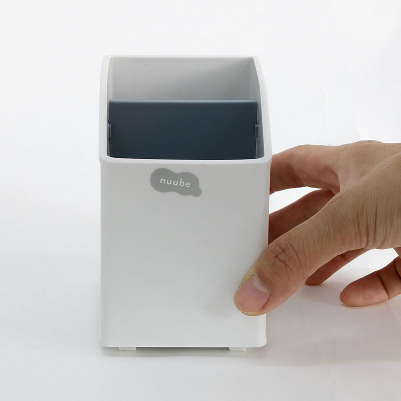 Ống đựng bút, văn phòng phẩm, cọ trang điểm Nhật Bản 2 ngăn 7x10cm thương hiệu YAMADA