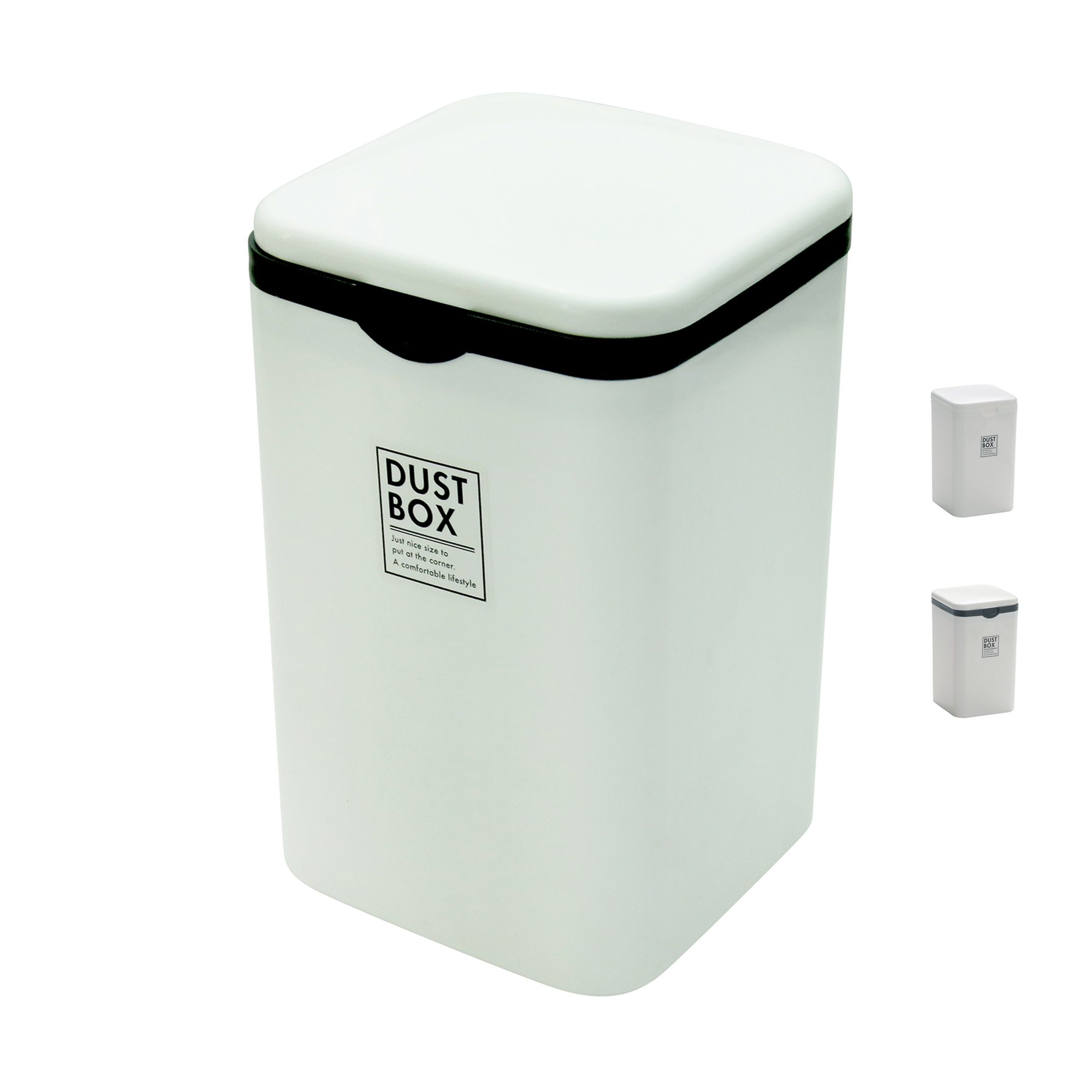 Thùng rác mini 10.9x10.9cm (Nhiều mẫu)-Giao mẫu ngẫu nhiên