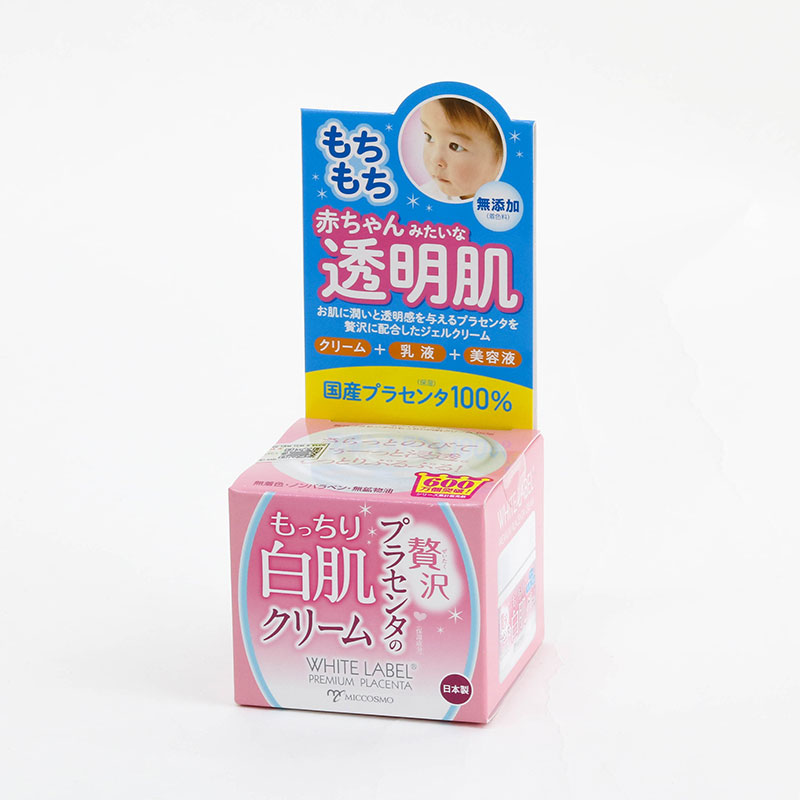 Kem dưỡng da trắng mịn và cấp ẩm Nhật Bản White Label Premium Placenta Cream 60g thương hiệu MICCOSMO