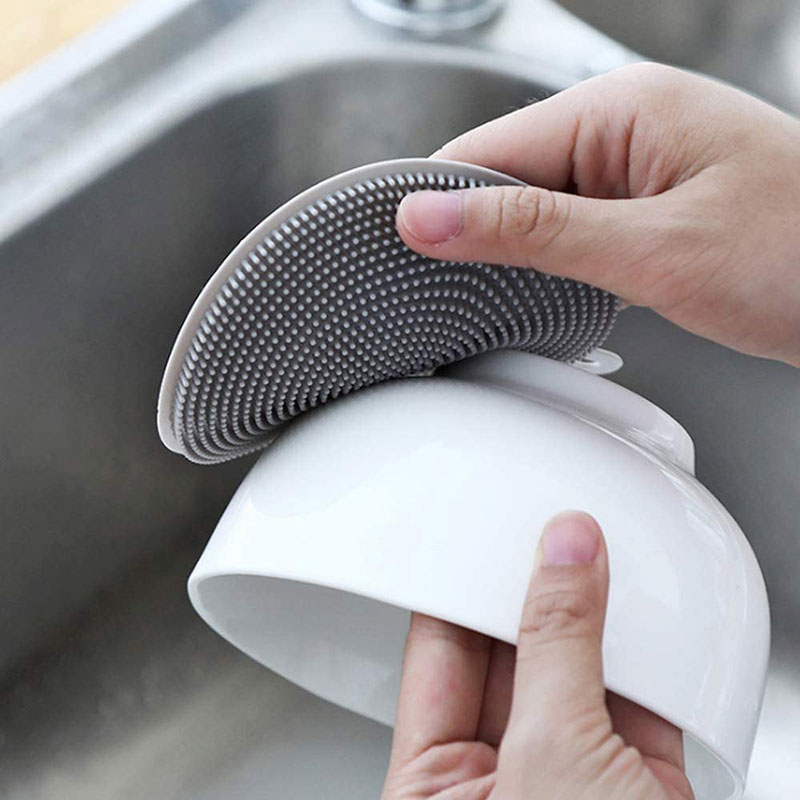 Miếng silicon rửa chén, nồi chảo (Nhiều mẫu)-Giao mẫu ngẫu nhiên thương hiệu MOTOBAYASHI