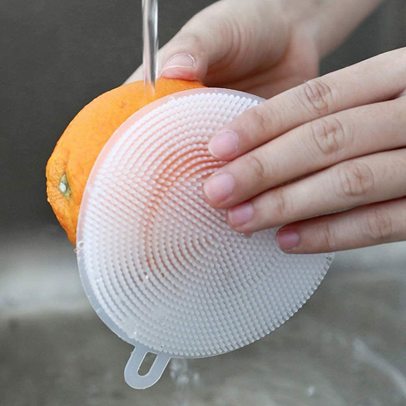 Miếng silicon rửa chén, nồi chảo (Nhiều mẫu)-Giao mẫu ngẫu nhiên thương hiệu MOTOBAYASHI