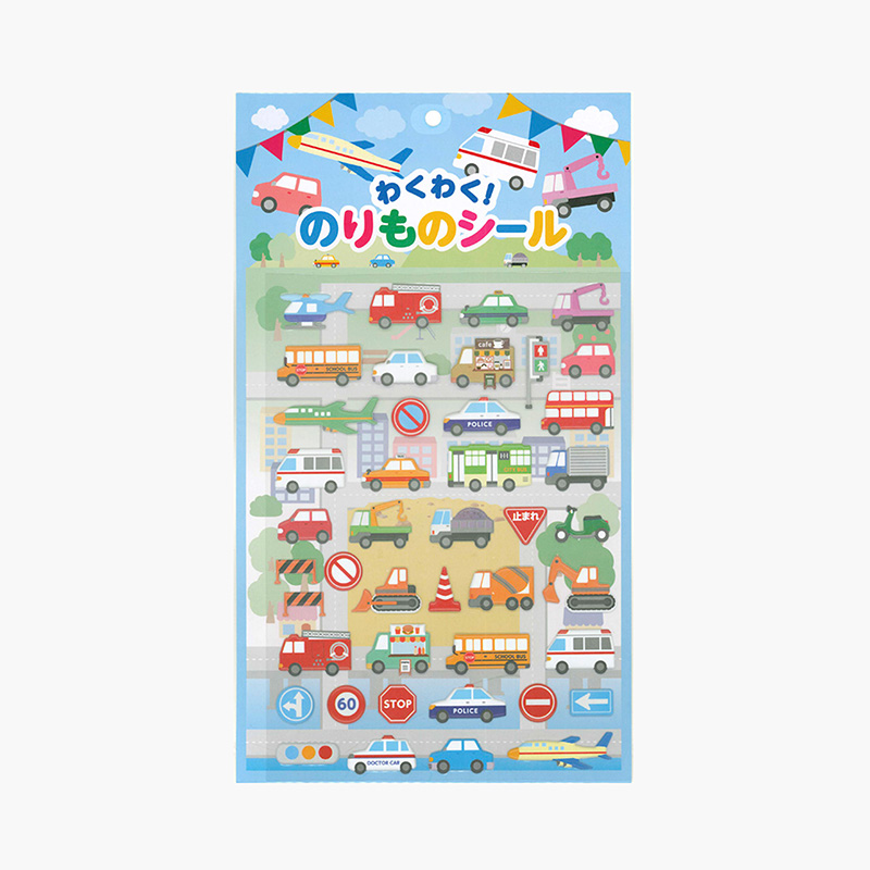 Sticker dán trang trí hình phương tiện giao thông