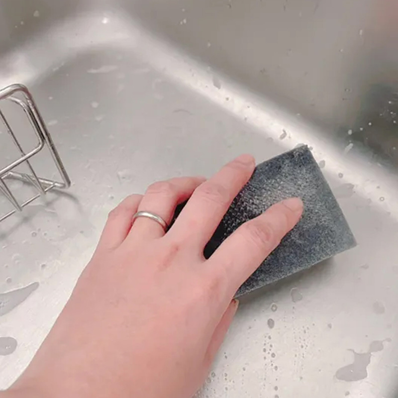 Mút chùi bồn rửa chén 2 lớp thương hiệu ELUO
