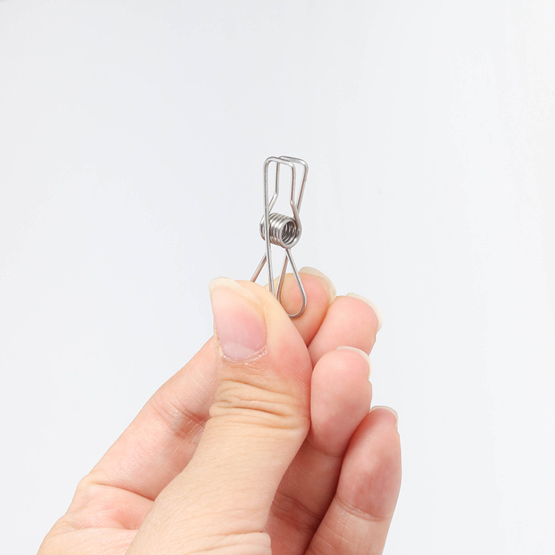 Móc kẹp vật dụng inox 3.2cm 10 cái thương hiệu ELUO