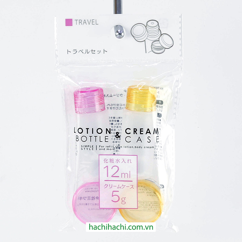 Bộ chiết mỹ phẩm chai 12ml và hũ 5g (Nhiều mẫu)-Giao mẫu ngẫu nhiên thương hiệu MITSUKI