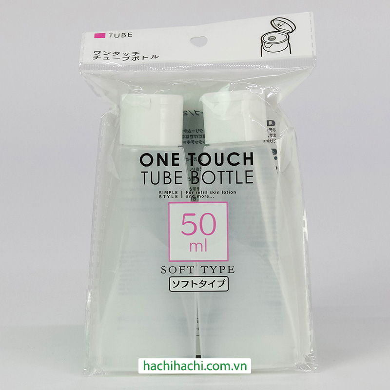 Bộ chiết mỹ phẩm du lịch 50mlx2 dạng tuýp (Nhiều mẫu, giao mẫu ngẫu nhiên) thương hiệu MITSUKI