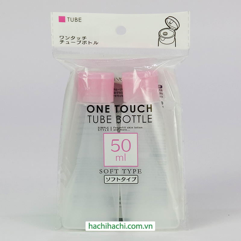 Bộ chiết mỹ phẩm du lịch 50mlx2 dạng tuýp (Nhiều mẫu, giao mẫu ngẫu nhiên) thương hiệu MITSUKI
