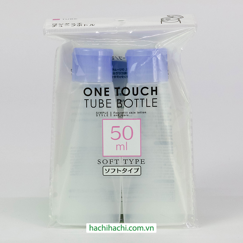 Bộ chiết mỹ phẩm du lịch 50mlx2 dạng tuýp (Nhiều mẫu, giao mẫu ngẫu nhiên) thương hiệu MITSUKI