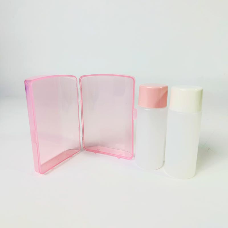 Bộ chiết mỹ phẩm dạng nắp vặn kèm hộp đựng 40mlx2 cái (Nhiều mẫu)-Giao mẫu ngẫu nhiên thương hiệu MITSUKI