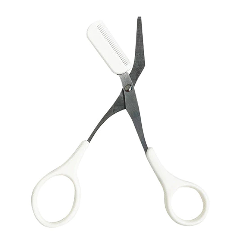 Kéo tỉa lông mày có lược tiện dụng 12.5cm thương hiệu MITSUKI