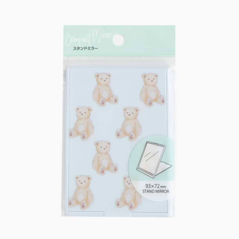 Gương soi bỏ túi hình gấu 9.3x7.2cm (Nhiều mẫu)-Giao mẫu ngẫu nhiên thương hiệu MITSUKI