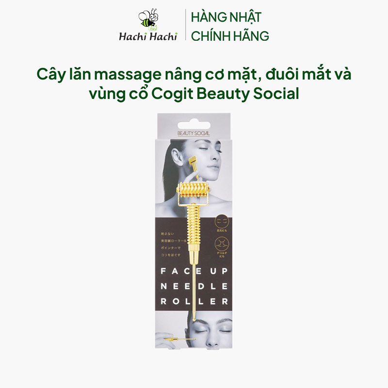 Cây lăn massage nâng cơ mặt, đuôi mắt và vùng cổ Cogit Beauty Social thương hiệu COGIT