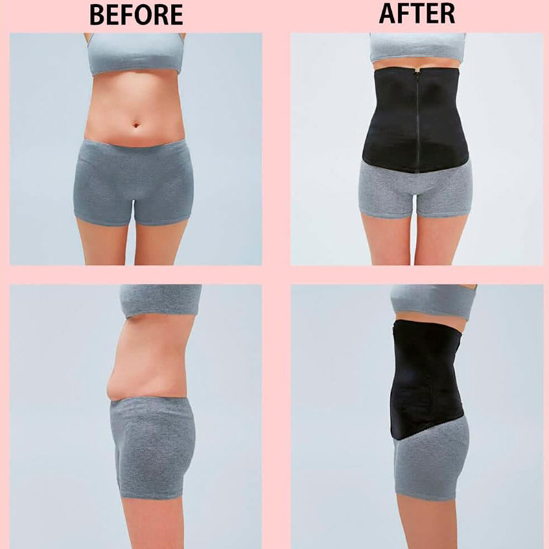 Đai nịt bụng định hình eo thon chống cuộn Corset Cogit L-LL (Đen), vòng eo 69-85cm thương hiệu COGIT