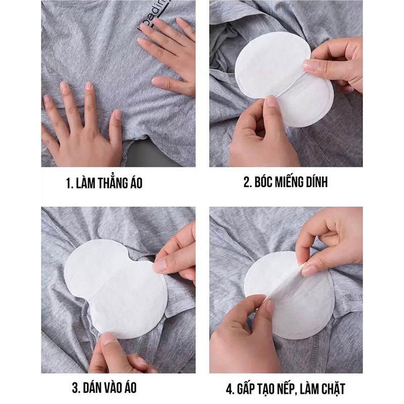 Miếng thấm mồ hôi vùng nách 10 miếng  thương hiệu SHOWA SHIKO