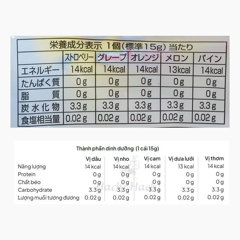 Thạch rau câu trái cây Ace chứa lợi khuẩn 480g (15gx32 cái) thương hiệu ACE BAKERY