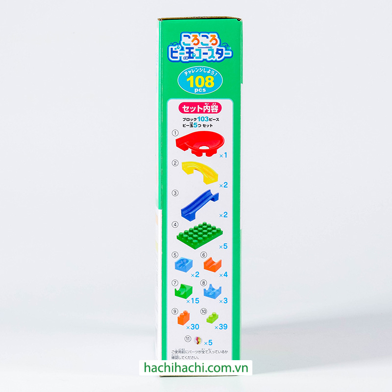 Đồ chơi ghép tháp lăn bi 108 chi tiết thương hiệu IKEDA