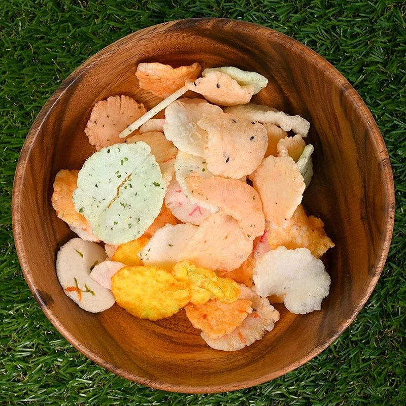 Snack bánh gạo hải sản mix Nhật Bản Okadaya 140g (13 vị hấp dẫn) thương hiệu 