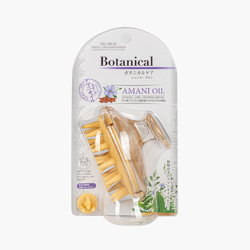 Lược gội đầu Botanical Amani Oil chứa tinh dầu hạt lanh ngừa rụng tóc