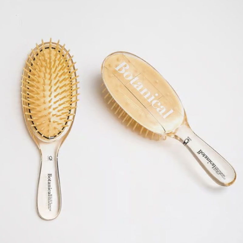 Lược chải đầu Botanical Amani Oil 15.5cm, gỡ rối, giảm rụng, dưỡng tóc bóng mượt thương hiệu 