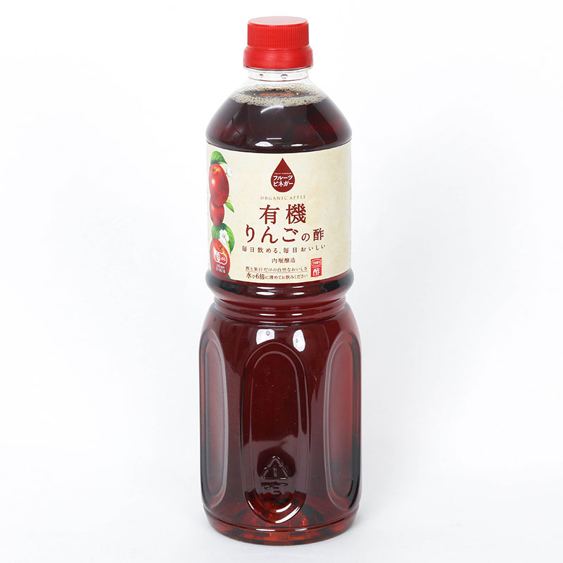 Giấm táo Nhật Bản Organic hữu cơ Uchibori 1L thương hiệu UCHIBORI