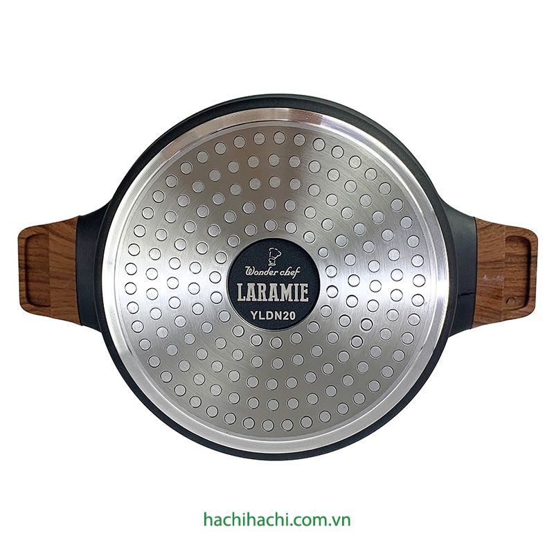 Nồi nhôm chống dính 20cm kèm nắp kính thương hiệu WONDER CHEF