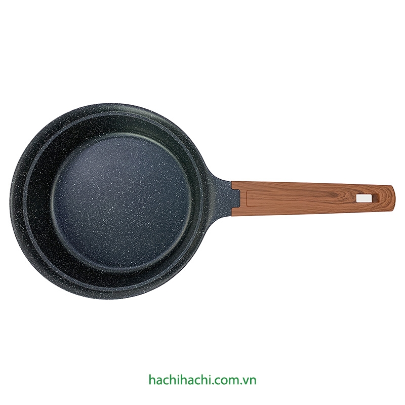 Chảo không dính đá hoa cương cao cấp đáy dày 20cm kèm nắp kính thương hiệu WONDER CHEF